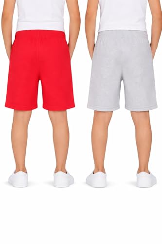 Image of Clotth Theory Boys Cotton Shorts Pack of 2 | Soft Breathable Fabric | Elastic Waist | Casual Wear Kids Comfortable Shorts