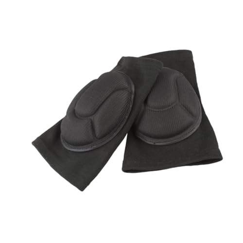 KOMBIUDA 1Pair Turtle Shell Knee Pads Comfortable Sponge for Sports Cycling Running and Outdoor Activities Black Durable Crash Design for Enhanced Protection
