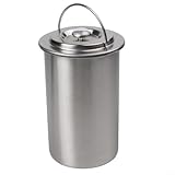 BlesConi Prensa de carne con termómetro integrado para carnes delicatessen, jamón, carne de res, mariscos y aves de corral, herramienta de cocina de acero inoxidable