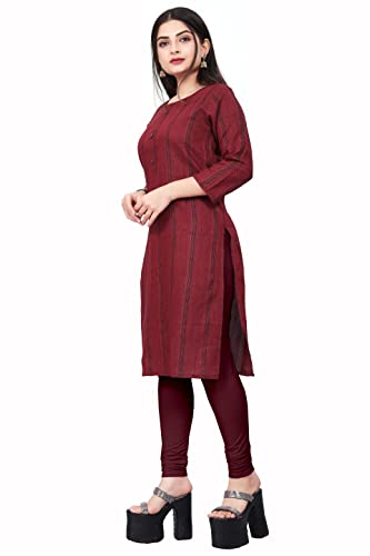 Image of Women's Pure Cotton A-line Kurti