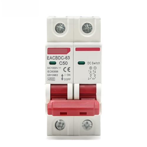 Disjoncteur solaire DC 1000V 16A pour éviter la surchauffe de vos panneaux photovoltaïques
