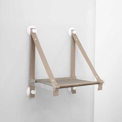 Cama De Janela Woolie Com Ventosa Suspensa Para Gatos Loft (Fendi, Loft)