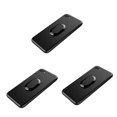 Funda para Teléfono Antigolpes con Anillo Magnético y Soporte Giratorio Negro