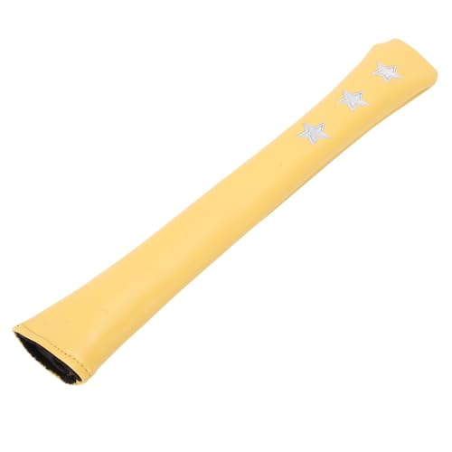 SPYMINNPOO Alignment Stick Cover, Golf Alignment Sticks Water Proof Embroidered Protector for Training Indoor Outdoor (Yellow)