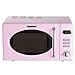 Wolkenstein Retro Stand Mikrowelle WMW720 SC I 700W Mikrowellenleistung I 20L Garraum I5 Leistungsstufen I 8 Garprogramme IAuftaufunktion I Metall-Gehäuse I Drehteller (24,5cm) I LED-Display I Pink