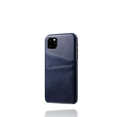 Funda tipo cartera para iPhone 13 Pro de piel sintética protectora (azul)