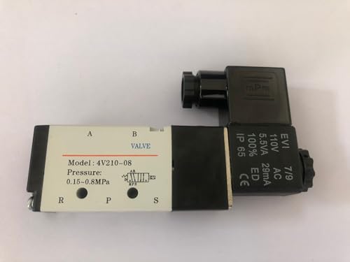 Électrovanne pneumatique 4V210-08 à commande électrique DC24V avec port 1/4