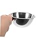Cabilock 3Pcs Stainless Steel Mixing Bowls Baking Cooking Serving Versatile Kitchen Bowls Easy to Clean Compact Design for All Kitchen Needs