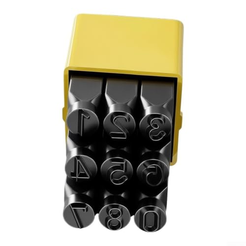 Image of Number Punch Tool 0-8 High Carbon Steel 5mm(Number 3mm)