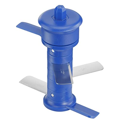 Jamie Oliver by Tefal K1644344 Chop and Shaker Without Electricity Multi Chopper Universal Chopper for Vegetables, Fruit, Onions, Nuts, Garlic, White/Blue, Capacity 450 ml