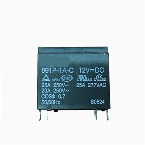 Relais 12 V 891P-1A-C pour montage sur carte de commande de climatisation et chauffage