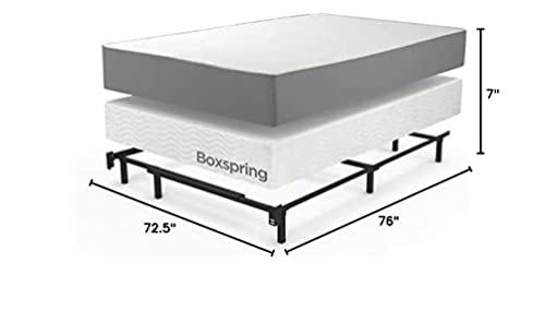 Zinus Compack Metal Bed Frame, Full/Queen/King, Black #TOP2