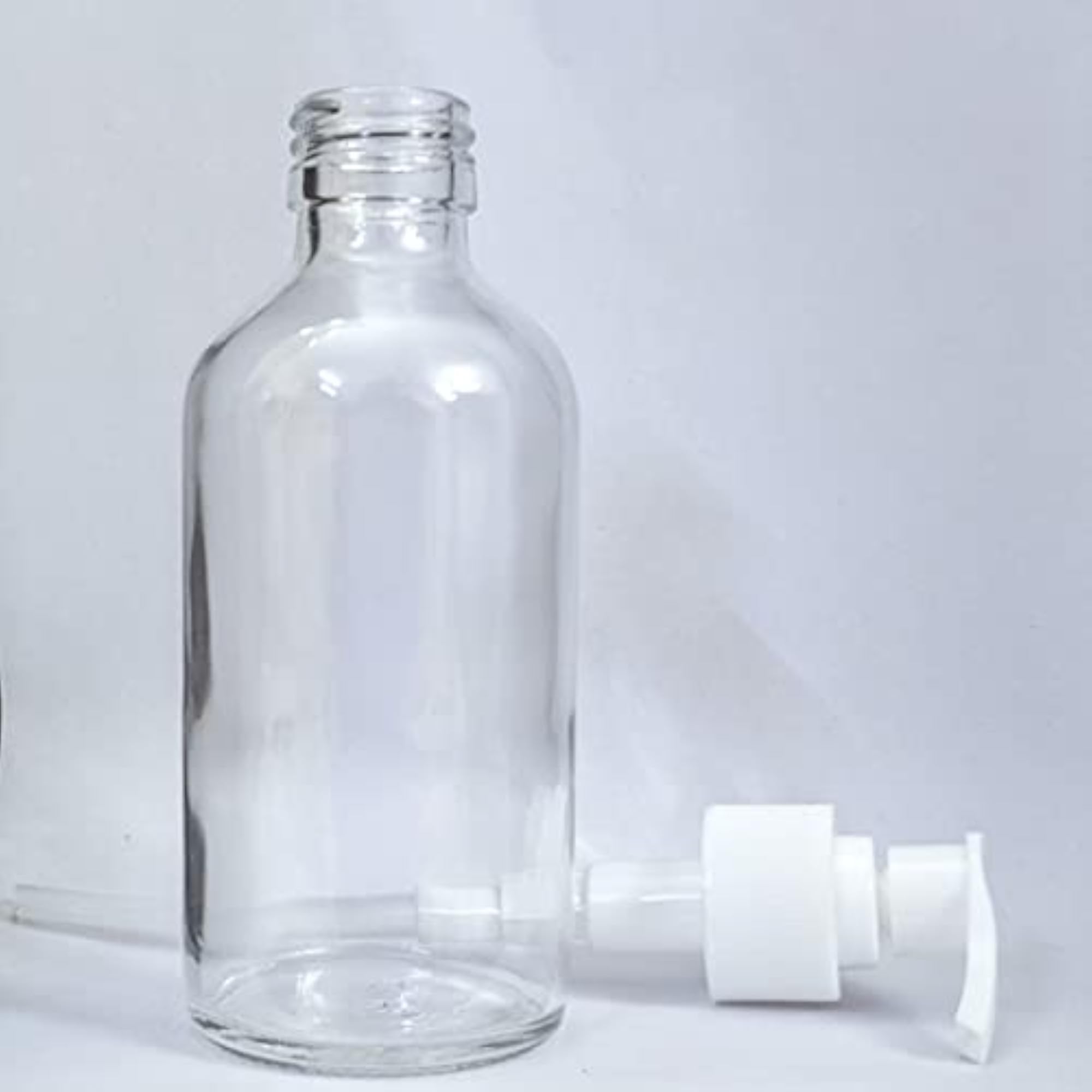 Refillable Round Shape Lotion Bottles, Pack of 6, 200ml Each