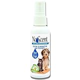 No Scent Pet Fur Odor Spray & Rinseless Cleaner for Dog, Cat, Hamster, Small Animal & Furry Pets (2 Fl Oz / 59 mL)