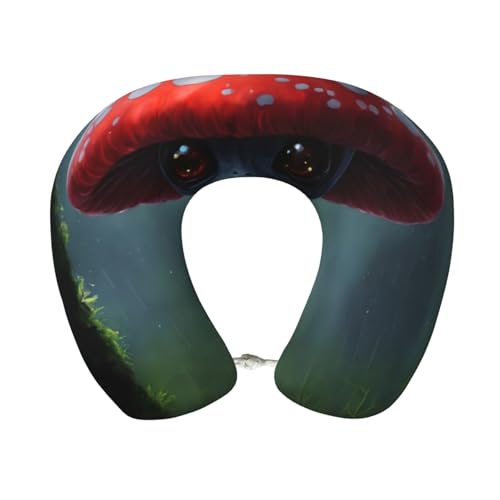 Almohada de viaje poliéster negra tamaño único