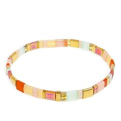 Mix Color Gold Brown Pink Light Green