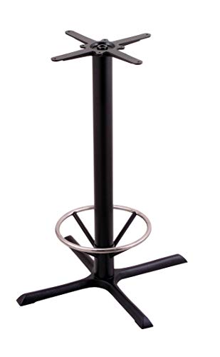 Holland Bar Stool Co. 211-30 Footring Table Base, Black Wrinkle