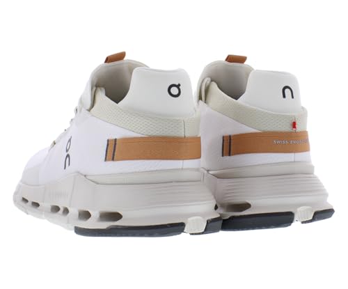 Image of ON Cloudnova 2 Mens Shoes Size 7.5, Color: Ivory /Sandstone-White