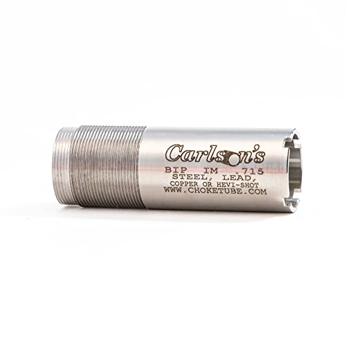 Carlsons Choke Tubes 12 Gauge for Browning Invector Plus [ Improved Modified | 0.715 Diameter ] Stainless Steel | Flush Mount Replacement Choke Tube | Made in USA
