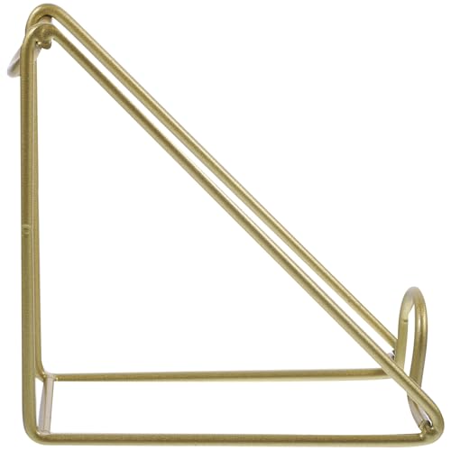 TOMETURE Porta Vino de Hierro Dorado Ranura Única y Diseño Retro Resistente a Roturas, Adecuado para Cocinas y Fiestas, Soporte Decorativo para Botellas