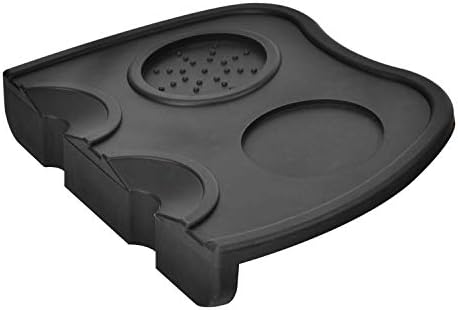 Silicone Coffee Tamper Mat, Anti-Slip Espresso Corner Tamping Pad Coffee Tamp Mat