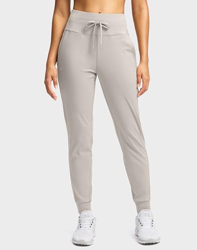 Image of Soothfeel Womens Joggers with Zipper Pockets High Waisted Sweatpants Athletic Leggings Pants for Workout Running Yoga