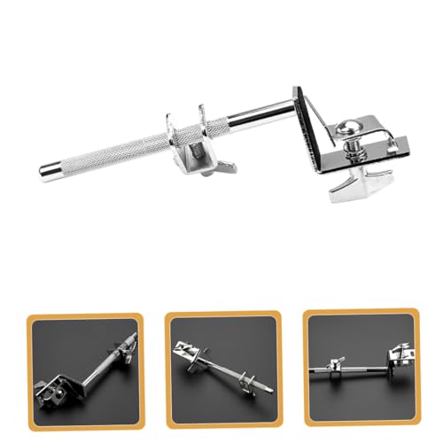 INOOMP Abrazadera para Soporte de Cowbell para Kit de Batería Clip de Montaje para Extensión de Cowbell de 154mm Accesorio Resistente y Compatible de Percusión miniatura 5