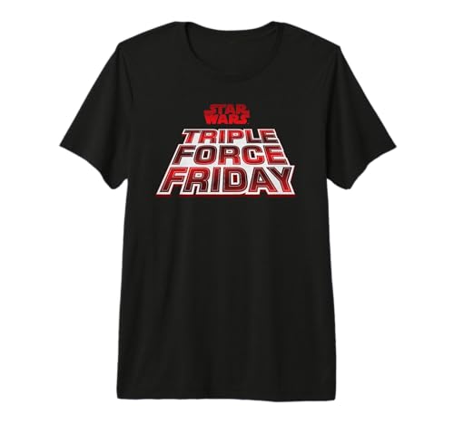T-shirt Star Wars Triple Force Friday haut de gamme aux finitions soignées