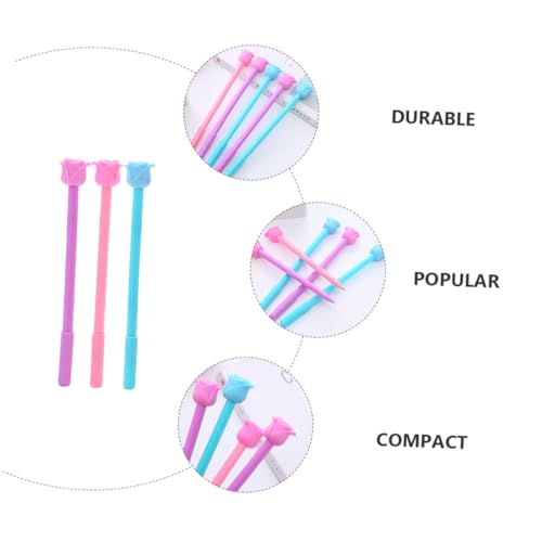 Homoyoyo 12 Pcs 0.5mm Rose Model Gel Ink Roller Pens miniatura 3
