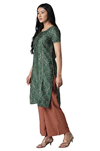 Image of Aurelia Women Polyester Kurta & Palazzo