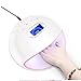 Lampa UV LED do paznokci, 72W suszarka do paznokci do żelu zwykłego lakieru, żelowa lampa do utwardzania paznokci z 4 timerami, światło UV do paznokci z 30 sztukami LED światła do domu i salonu