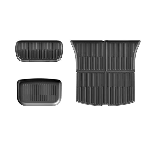 Tapis de coffre en TPE pour Tesla Model Y Juniper 2025 | Pack complet de 3 pièces