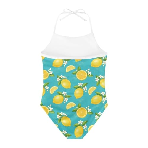 Image of ELEQIN Cartoon Animal Cute Girls One Piece Swimsuit Adjustable Swimwear for 3Y-10Y