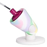 tweexy Hinge Untippable Nail Polish Bottle Holder | Anti-Spill Nail Polish Holder Stand, Tilted, Sma