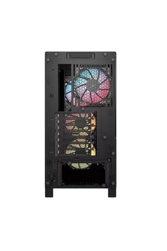 Image of CORSAIR Frame 4000D LCD RS ARGB Modular Mid-Tower ATX PC Case - XENEON Edge LCD Touchscreen, InfiniRail Fan Mounting System, 4X RS120 ARGB PWM Fans, Reverse Motherboard Support - Black
