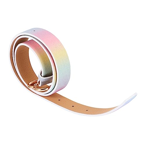 CALLARON 1 Pc cinturón cinturones de mujer cinturon verde mujer decoración cinturones de abrigo para las mujeres Brillantina señoras women cinturon mujer cinturones mujer cuero pu Colorful