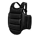Tadill リバーシブル テコンドー プロテクター ベスト Mma リブ シールド アーマー プロテクター ボディ 空手ガード チェスト 大人 子供 スパーリング トレーニング ムエタイ, ブラック L