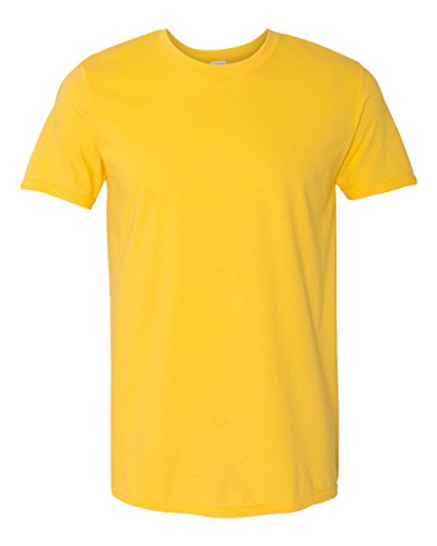 Image of Gildan Men's Softstyle Cotton T-Shirt, Style G64000, 2-Pack MED-Daisy, Daisy, Medium