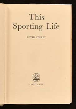 Hardcover THIS SPORTING LIFE Book