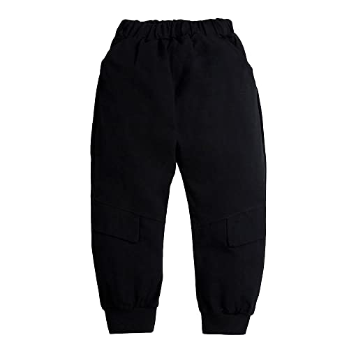 Image of Hopscotch Boys Cotton Graphic Print Jeans Set In Red Color