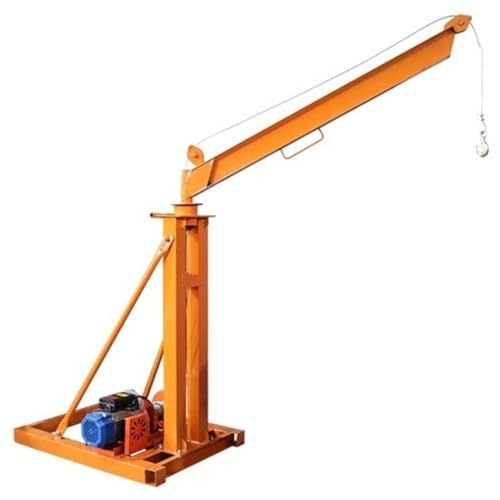 Lifting Cranes For Construction Site Decoration, Small Household Hoists + Bracket for Outdoor Indoor Loading JIYAMI'EN EL (Color : 500kg 30m 220v frame 2fans)