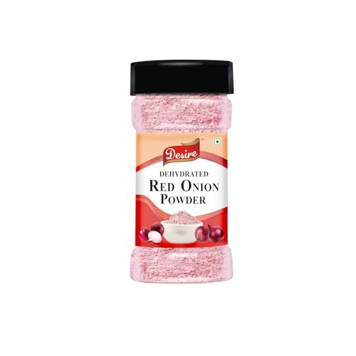 Image of Desire Red Onion Powder 100 Gram |Pure & Natural Dehydrated Red Onion Powder | Ideal for Cooking, Seasoning & Spices | No Additives