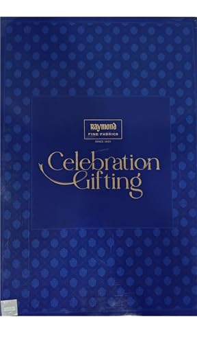 Image of Raymond Men's Unstitched 3.25 Meters Suit Fabric Set with Cufflinks and 1.7 Meters Shirt Piece (Multicolour, All Weather Fabric,Attractive Box,Premium Fabric)