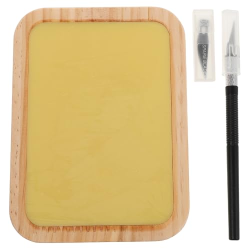 Mikikit Strumenti per Intaglio Mano Piastra di Cera Non Oleosa Utensili di Precisione per Intricati Progetti Fai da Te di Carta Coltello da Taglio per Intaglio Vassoio in Cera