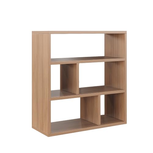 Image of FURNEASER Wall Shelves for Living Room, Hanging Decoration & Corner Display Shelf, Modern & Stylish Bookcase Bookshelf for Home Office Wall Decoration (EN3)