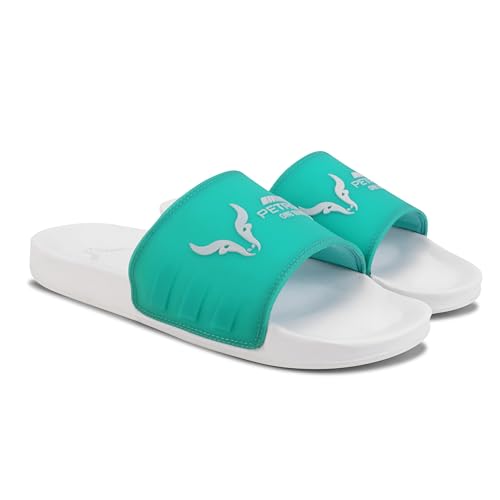 LIDDU Premium AMG1.6 Sliders for Men, Green Sea Green - Image 6