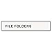 Dymo Corporation Products - File Folder Labels, 9/16amp;quot;x3-7/16amp;quot;, 130 Labels/RL, 2RL/BX, White - Sold as 1 BX - White File Folder Labels print directly from the roll for simple use. Print labels singly or in a batch. Compatible with DYMO LabelWriter printer EL40, EL60, CoStar LabelWriter XL, 300, 310, Turbo and CoStar LabelWriter XL Plus, Turbo, 320, 330, 330 Turbo, 400, 400 Turbo, Twin Turbo, DuoTurbo and Seiko SLP 120, 240, Pro, EZ30, and Plus.