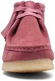 Clarks New Women's Wallabee Boot Rose Pink Suede 9 | Image 5