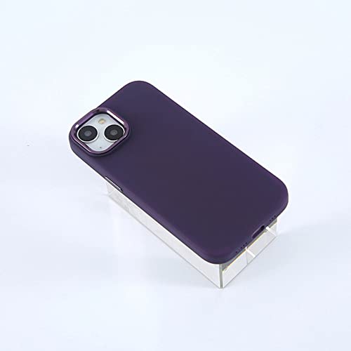 Coque téléphone pour iPhone 12 Pro Max anti choc violette à bord droit ergonomique