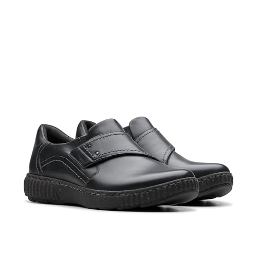 Clarks Clarks Collection Women's Caroline Dalia Loafer, Black Leather, 8 Medium US